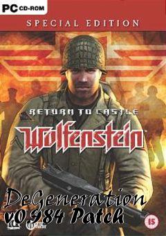 Box art for DeGeneration v0.984 Patch