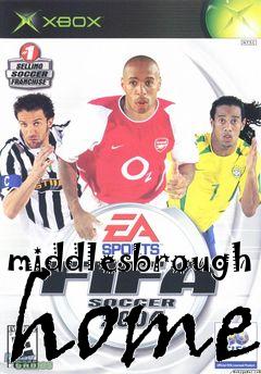 Box art for middlesbrough home