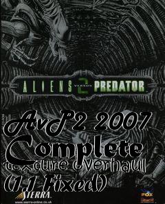 Box art for AvP2 2007 Complete texture overhaul (1.1 Fixed)