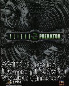 Box art for AVP2 3 species Demo (158Mb) version Cheater