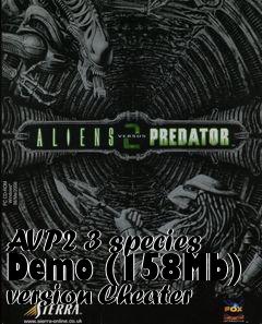 Box art for AVP2 3 species Demo (158Mb) version Cheater