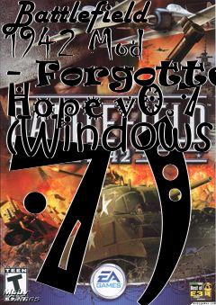 Box art for Battlefield 1942 Mod - Forgotten Hope v0.7 (Windows 7)