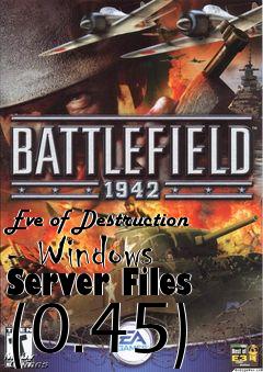 Box art for Eve of Destruction - Windows Server Files (0.45)