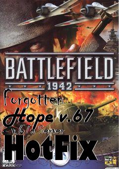 Box art for Forgotten Hope v.67 - v.67a Server HotFix