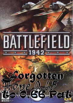 Box art for Forgotten Hope 0.65 to 0.66 Patch