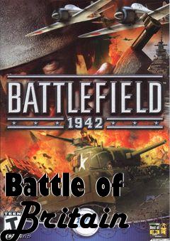 Box art for Battle of Britain