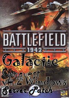 Box art for Galactic Conquest v4.2 Windows Server Patch