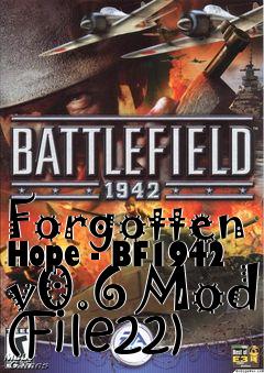 Box art for Forgotten Hope - BF1942 v0.6 Mod (File22)