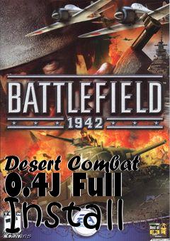 Box art for Desert Combat 0.4J Full Install