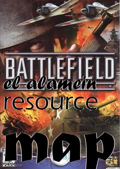 Box art for el alamein resource map