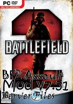 Box art for BF2 Assault Mod v7.51 Server Files