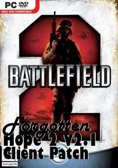 Box art for Forgotten Hope 2 v2.1 Client Patch