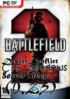 Box art for Desert Conflict CTF - Windows Server Files (0.23)