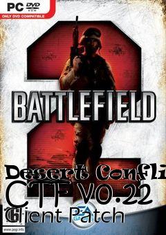 Box art for Desert Conflict CTF v0.22 Client Patch