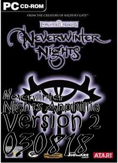 Box art for Neverwinter Nights Anphillia Version 2 030818