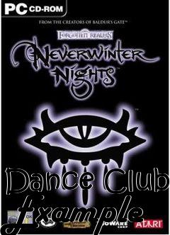 Box art for Dance Club Example