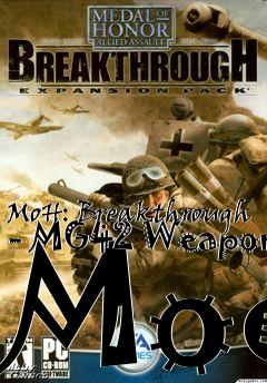 Box art for MoH: Breakthrough - MG42 Weapon Mod