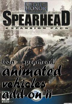 Box art for leon - spearhead animated vehicles add-on ii