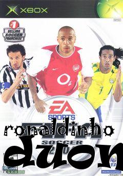 Box art for ronaldinho duong