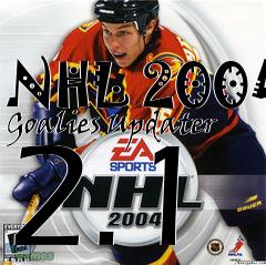 Box art for NHL 2004 Goalies Updater 2.1