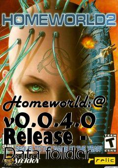 Box art for Homeworld:@ v0.0.4.0 Release - Data folder