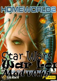 Box art for Star Wars War Lords Mod v0.45