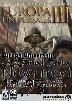 Box art for Europa Universalis III mod Terra Nova mod 12.93