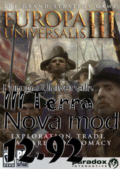 Box art for Europa Universalis III Terra Nova mod 12.92