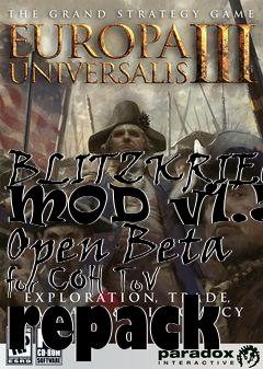 Box art for BLITZKRIEG MOD v1.50 Open Beta for COH ToV repack