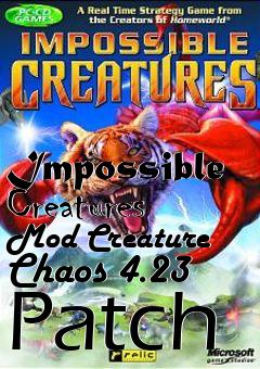 Box art for Impossible Creatures Mod Creature Chaos 4.23 Patch