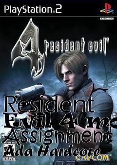 Box art for Resident Evil 4 mod Assignment Ada Hardcore