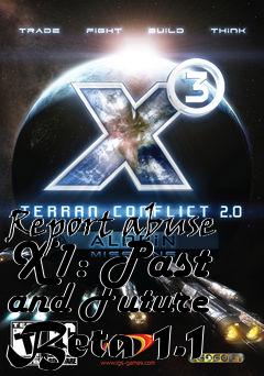 Box art for Report abuse X1: Past and Future Beta 1.1