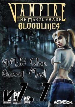 Box art for VtM:B Clan Quest Mod v1.1