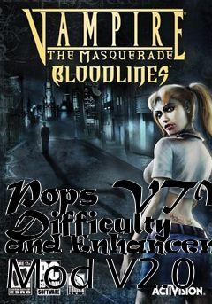 Box art for Pops VTMB Difficulty and Enhancement Mod V2.0