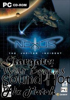 Box art for Stargate: War Begins Sound Hot Fix Patch