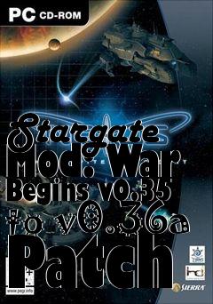 Box art for Stargate Mod: War Begins v0.35 to v0.36a Patch