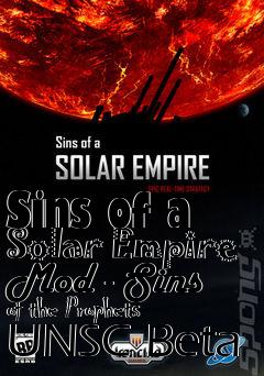 Box art for Sins of a Solar Empire Mod - Sins of the Prophets UNSC Beta