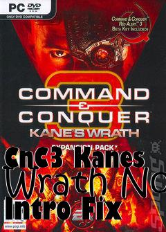 Box art for CnC3 Kanes Wrath No Intro Fix