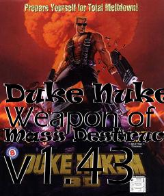 Box art for Duke Nukem: Weapon of Mass Destruction v1.43