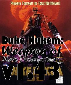 Box art for Duke Nukem: Weapon of Mass Destruction v1.43