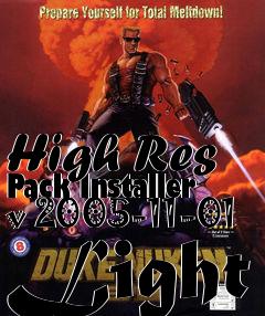 Box art for High Res Pack Installer v 2005-11-01 Light