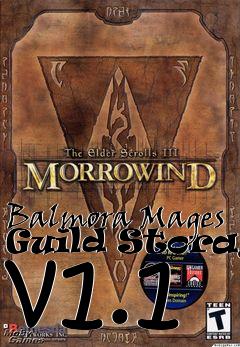 Box art for Balmora Mages Guild Storage v1.1