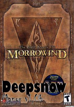 Box art for Deepsnow Manor v1.0b