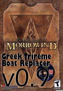 Box art for Greek Trireme Boat Replacer v0.9