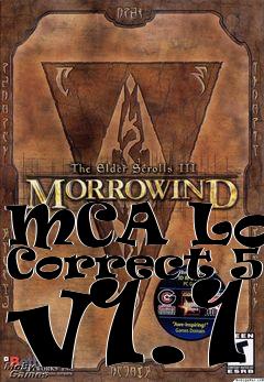 Box art for MCA Lore Correct 5.1 v1.1