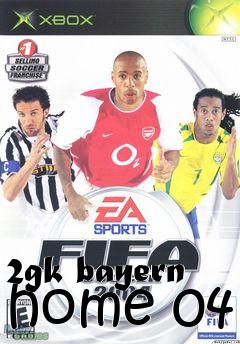 Box art for 2gk bayern home 04