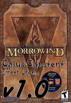 Box art for Caius Constent Effect Items v1.0