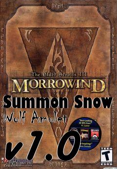 Box art for Summon Snow Wolf Amulet v1.0