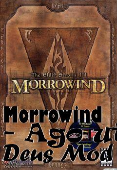 Box art for Morrowind - Ago ut Deus Mod