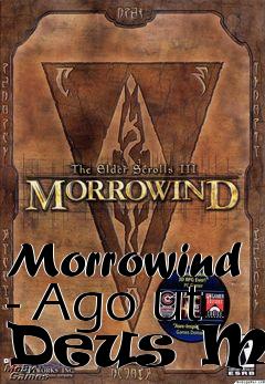 Box art for Morrowind - Ago ut Deus Mod